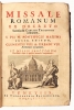 Missale Romanum, VIII. Kelemen és VIII. Orbán pápák dekretumaival. (Velence, 1791)
